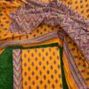 Dark yellow Pure cotton chudi