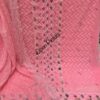 Top Self Bottom – karachi long Pure georgette thread work