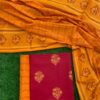 Red with orange Pure cotton chudi