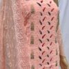 Top – Self Bottom karachi long Pure georgette thread work